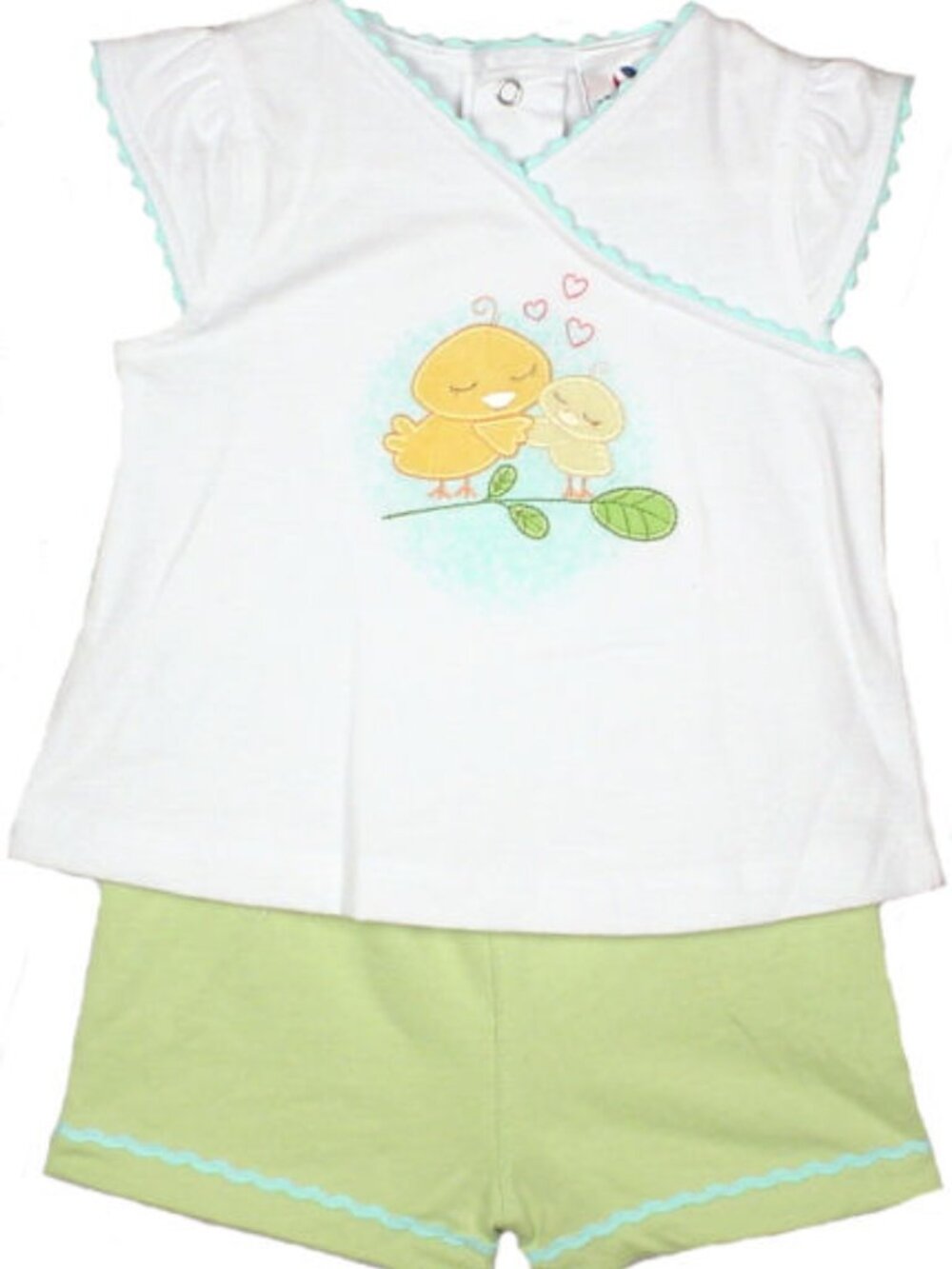 Absorba - Baby Girls' 2-Pc Chickie Short Set